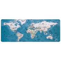 Tapis de Souris en Caoutchouc Naturel de Haute Qualité 2026, Nouveau Style, Taille Personnalisée, Accessoire PC, Tapis de Jeu avec Impression Carte du Monde et Logo, Forme Personnalisée