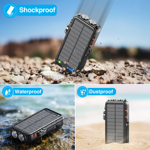 Radio de Manivela Solar Personalizable para Exteriores, Supervivencia, Camping, Banco de Energía de Emergencia con Dinamo, Altavoz Inalámbrico y Linterna LED - Product Image 5