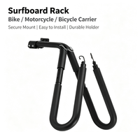 Support de planche de surf de haute qualité pour vélo et moto, support durable pour planche de surf