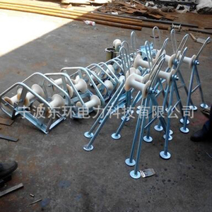 Nylon sheave thẳng cáp ròng rọc khối với ống thép cao mặt đất con lăn tùy chỉnh OEM hỗ trợ - Product Image 4