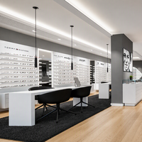 Présentoir Mural Durable et Écologique en Métal pour Lunettes – Design Moderne pour Magasin d'Optique