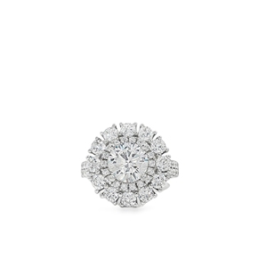 MANWAHYUE-Anillo De Oro Sólido de 18 quilates, anillo de boda de lujo, regalo certificado NGTC - Product Image 2