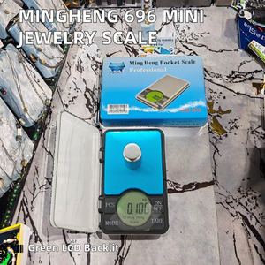 MingHeng 696 миниатюрные ювелирные весы из нержавеющей стали 600 г 0,01 г 1 кг 0,1 г карманные цифровые весы OEM Настраиваемые - Product Image 3