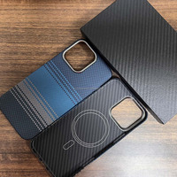 Casing serat aramid asli kualitas tinggi tekstur baru untuk casing ponsel kuning/merah/hitam warna campuran 16/pro/16pro max/16plus