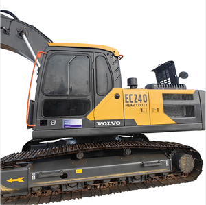 Excavatrice Volvo EC 240 d'occasion, très demandée, de fabrication coréenne, 24 tonnes, sur chenilles, pour travaux lourds, à vendre - Product Image 1
