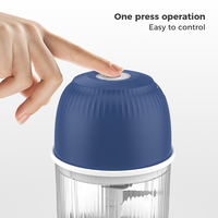 Mini hachoir automatique pour ail et oignon, coupe-légumes domestique facile avec alimentation par batterie