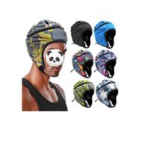 Casco de Rugby transpirable de secado rápido antideslizante, gorra de calavera Scrum certificada, casco de Rugby personalizado ligero para fútbol con bandera 7v7