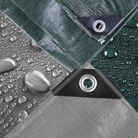 Bâche en plastique HDPE tissé écologique à haute performance et bas prix, enduite, résistante au soleil et imperméable pour l'agriculture extérieure