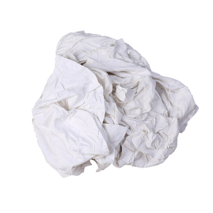 عينة مجانية عالية المحتوى القطني امتصاص الماء النفط الأبيض تي شيرت الخرق مع القطن لتنظيف - Product Image 5