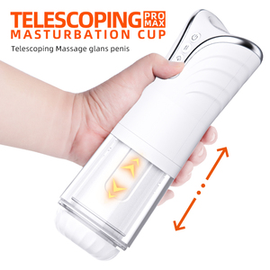 Coupe de masturbation vibrante télescopique automatique LoveSeek Factory Direct pour hommes, jouets pour adultes écologiques, vente chaude - Product Image 2