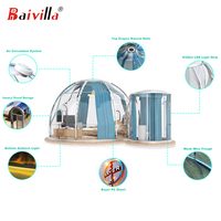 Dômes à bulles modernes et élégants en polycarbonate pour le camping, les événements extérieurs, les fêtes, les hôtels, les villas, les préfabriqués et les igloos