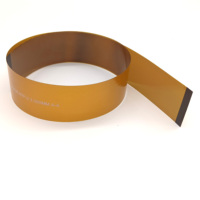 Kabel FFC Kuning Pitch 0.3mm A/A A/B 31P 51P 61P 67P untuk Modul Layar LCD LVDS