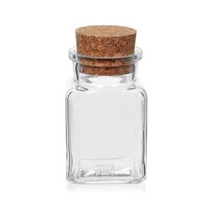 Tarros de vidrio de 240 ml con tapones de corcho - Product Image 1