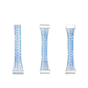 كابل شريطي نحاسي أزرق وأبيض XH2.54 مع طرف دوبونت، خط توصيل 2-12p، كابل طاقة لتجميع أسلاك الكمبيوتر/الآلة - Product Image 4