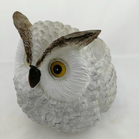 Pot Tanaman Burung Hantu Resin Buatan Tangan, Vas Penyangga Bunga Kreatif untuk Tanaman Sukulen Dalam dan Luar Ruangan