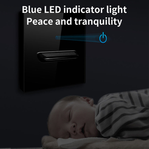 Interruptor de pared de <span class=keywords><strong>panel</strong></span> de vidrio LED europeo 16a enchufe Retro interruptor de luz de palanca UE Reino Unido estándar 4Gang 2way bidireccional 10-250V - Product Image 5