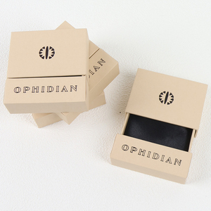 Luxury Custom logo White Cardboard Drawer Jewellery Box - Product Image 2