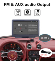 Estéreo Portátil para Coche de 7 Pulgadas con Cámara DVR PND Pantalla Multimedia Android Auto y Carplay