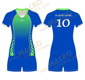 Logo d'uniforme de volley-ball personnalisé pour femmes, technique de Sublimation unisexe OEM, vêtements de sport personnalisés, matériel de couleur d'art - Product Image 4