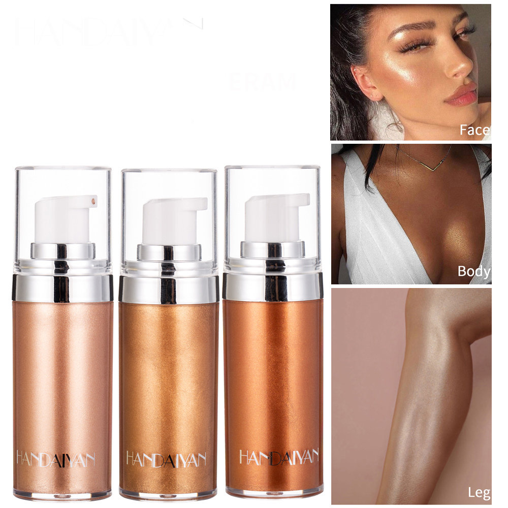 Handaiyan Highlighter Bronzer Private Label косметика для тела жидкий водостойкий крем Румяна бронзер