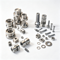 Pièces métalliques en acier inoxydable usinées CNC de précision sur mesure à 5 axes, usinage CNC, fraisage, petites pièces en aluminium
