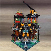 Jouet de construction pour enfants compatible avec Lego, ensemble de construction de rue de ville Cyberpunk, jouet créatif, modèle de construction, blocs de construction