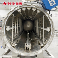 Autoclave horizontal à pulvérisation d'eau pour la production de tempeh, de rendang en sachet et de produits à base de soja