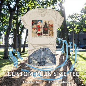 เสื้อยืดโอเวอร์ไซส์ผู้ชาย พิมพ์ลายสกรีน ผ้าโพลีเอสเตอร์/คอตตอนถัก น้ำหนัก 180 กรัม ไซส์ US  โลโก้สั่งทำได้ - Product Image 2