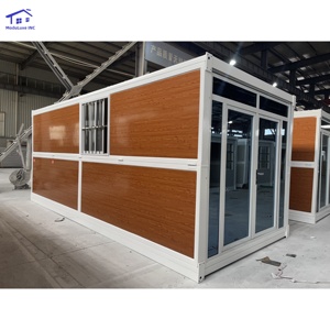 Maison en conteneur pliable durable avec cadre en acier galvanisé et panneaux EPS pour dortoir, bureau ou école de travailleurs - Product Image 3