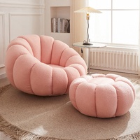 Chaise de canapé simple petit balcon de salon designer créatif vente chaude chaise paresseuse de citrouille