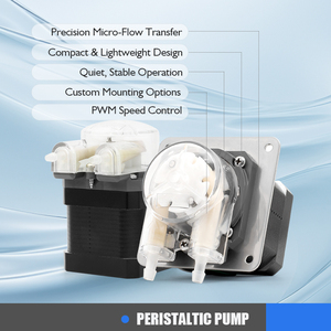 Pompa peristaltik pembersih <span class=keywords><strong>meter</strong></span> 24V, pompa peristaltik pembersih 5000h 1-200ML/menit keandalan tinggi untuk mencuci otomatisasi - Product Image 6