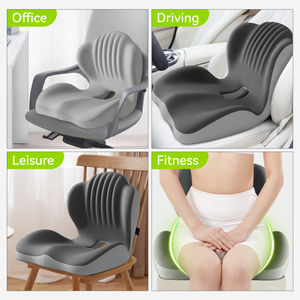 Memória Espuma Lombar Pillow One Piece Cintura Proteção Assento Almofada Integrada Encosto e Carro Fart Pad para Estudante Cadeira de Escritório - Product Image 5