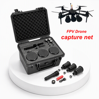 9 ㎡   Filet de capture de drones léger et portable, dispositif manuel de sécurité pour la protection des biens à basse altitude et la gestion des drones