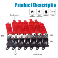 Module de distribution de puissance de module de boîte à fusibles en cuivre MIDI/AMI à 6 voies pour voiture de bateau marin ou caravane avec d'excellentes performances