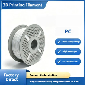 Filament d'imprimante 3D en polycarbonate PC 1 kg 1,75 mm Haute résistance aux chocs Compatible avec plusieurs imprimantes Qualité garantie directement de l'usine - Product Image 2
