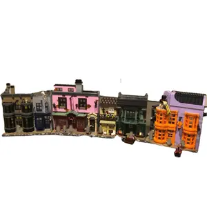 Bloques de construcción Diagoned Alley para niños, 20007 + 5500 piezas/juego, modelo clásico de la serie de películas, Juguetes DIY, regalos de navidad 75978