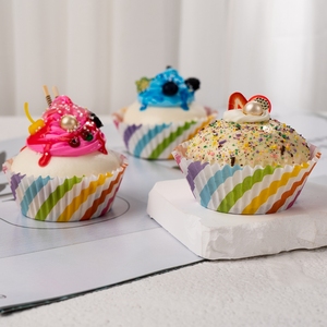 100 moules à cupcakes ronds anti-graisse, base Snow <span class=keywords><strong>Melanie</strong></span>, imprimés à l'encre de soja, facilement séparables, supports en papier pour gâteaux et cupcakes - Product Image 2