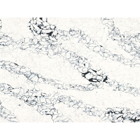 DECHITONG AB9316 Îlots de cuisine modernes en pierre technique de qualité alimentaire, zéro porosité, comptoirs de réception, dalle de quartz noire de luxe