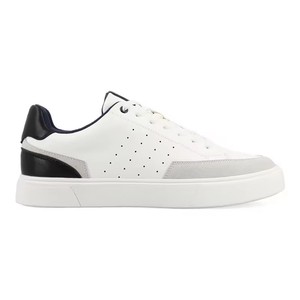 OEM/ODM Sneakers plateforme rétro en cuir de vache, chaussures de marche, chaussures de skate décontractées de designer original - Product Image 3