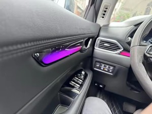 תאורת אווירה דינמית ICarsin למאזדה CX-5 <span class=keywords><strong>CX5</strong></span> 2017-2025, 64 צבעים, פאנל דקורטיבי, שדרוג תאורת LED פנימית לרכב, אביזרים - Product Image 5