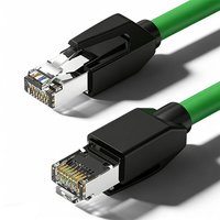 Kabel Rantai Tarik Fleksibel Tinggi Cat6A, SFTP Terperisai 26AWG Tembaga Murni, Tahan Abrasi & Torsi Gigabit untuk Otomasi Robot