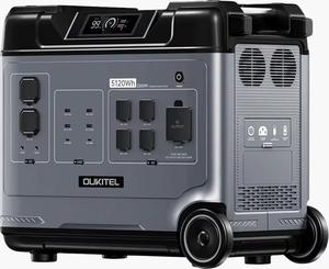 Capacity P5000 5120Wh/2200W Pure Sine Wave MPPT <b>Solar</b> Power Station Portable <b>Generator</b> Battery - Product Image 1
