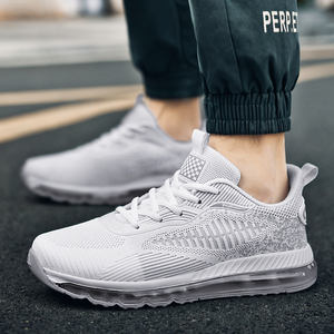 Zapatillas Deportivas de Moda para Hombre con MOQ Bajo, Transpirables, de Malla Tejida, Suaves, con Cordones, Amortiguación de Aire, para Entrenamiento y Running - Product Image 1