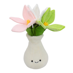 Linda Muñeca de Peluche en Forma de Florero, Plantas Artificiales, Decoración para el Hogar, Pequeña Decoración de Escritorio para <span class=keywords><strong>BROS</strong></span>, Rellena de Algodón PP, 30 cm - Product Image 5