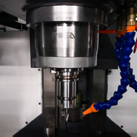 Fraiseuse CNC universelle verticale HIPOW XK7126 avec commande GSK, broche BT40 8000 tr/min, tête diviseuse 4 axes, charge 200 kg