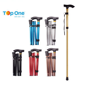 Top One télescopique orthopédique aluminium Anti choc réglable homme canne de marche Trekking randonnée bâtons pôles - Product Image 3