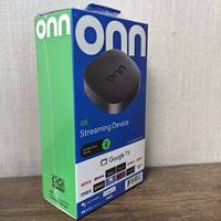 Boîtier TV intelligent Onn 4K Plus Android 14, décodeur 4K Quad Core, Wi-Fi 2.4G/5GHz, 2 Go de RAM, télécommande vocale, lecteur multimédia en streaming
