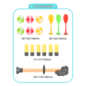 Trẻ em trò chơi 14.2 inch bảng phi tiêu thiết lập với 10 dính quả bóng an toàn trong Nhà trò chơi ngoài trời cho trẻ em - Product Image 4