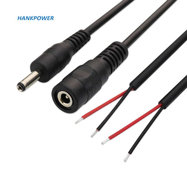 High Quality DC3.5*1.35 Male DC35135 Female for LED Power Cable 22AWG DC Cable