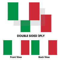 Vente en gros 3x5ft Italie drapeaux 68D/100D polyester Personnaliser toutes les nations expédition rapide Fournisseur fiable livraison rapide